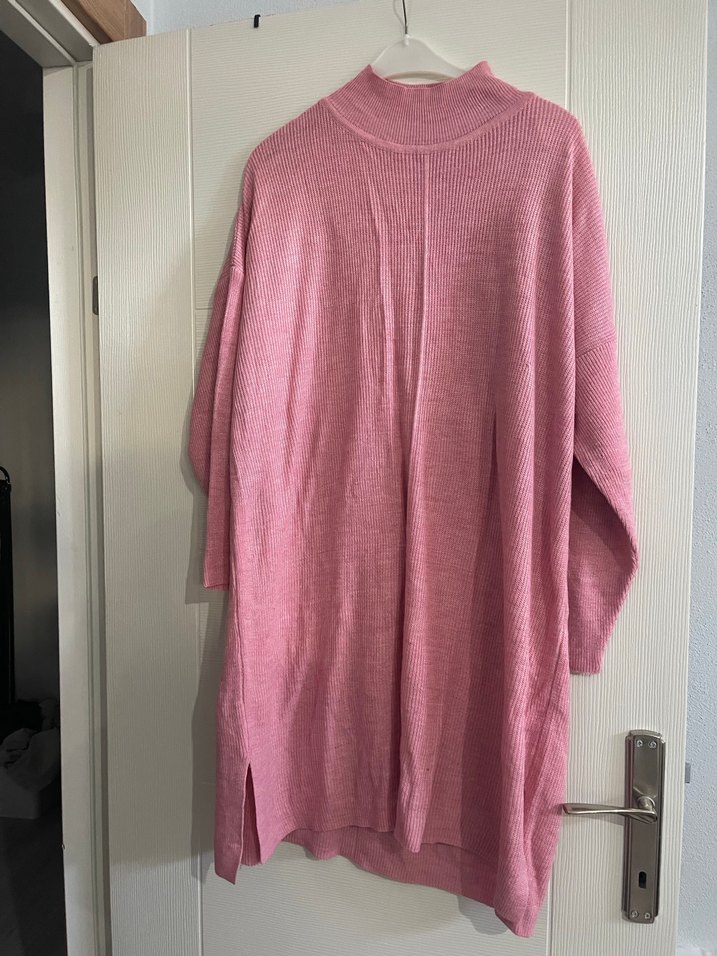 Pembe Triko Kadın tunik - Görsel 4