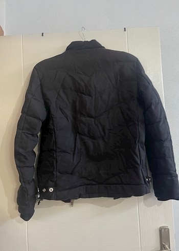 Erkek Siyah Dar Kesim Midi Kışlık Ceket - Görsel 4