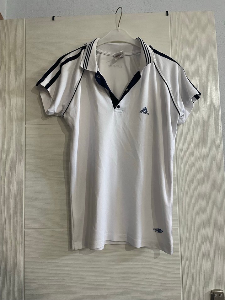 Erkek Beyaz Kısa Kollu Polo Tişört - Görsel 4