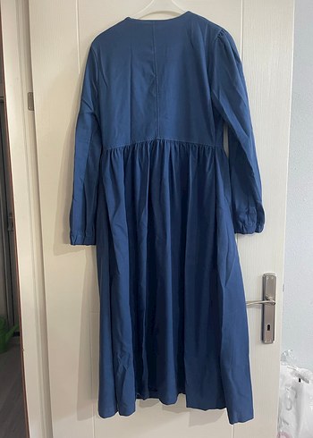 Düğmeli Lacivert Kadın kaşe kaban - Görsel 4