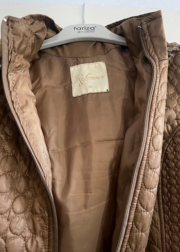 Kahverengi Kürklü kapitone kadın mont - Görsel 8