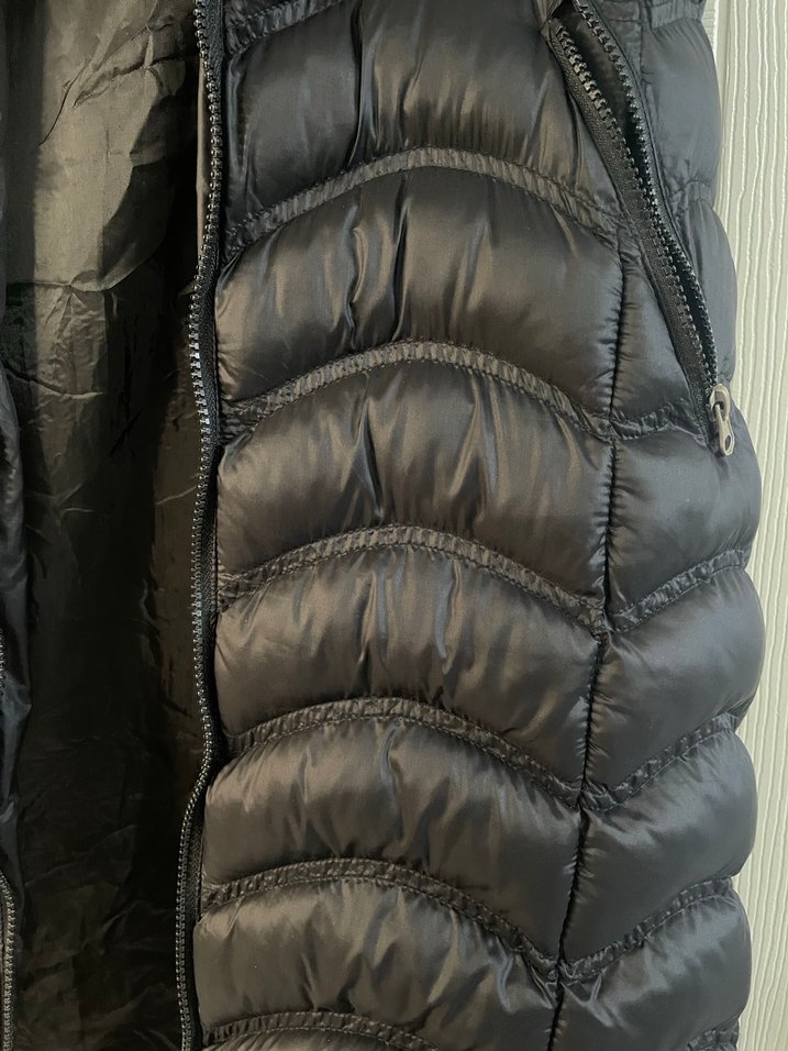 Kürklü Siyah Kadın Uzun Yelek - Görsel 5