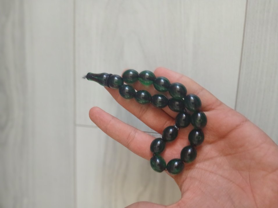 koyu yeşil tesbih - Görsel 3