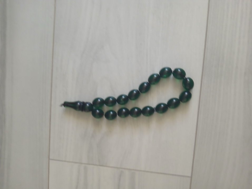 koyu yeşil tesbih - Görsel 2