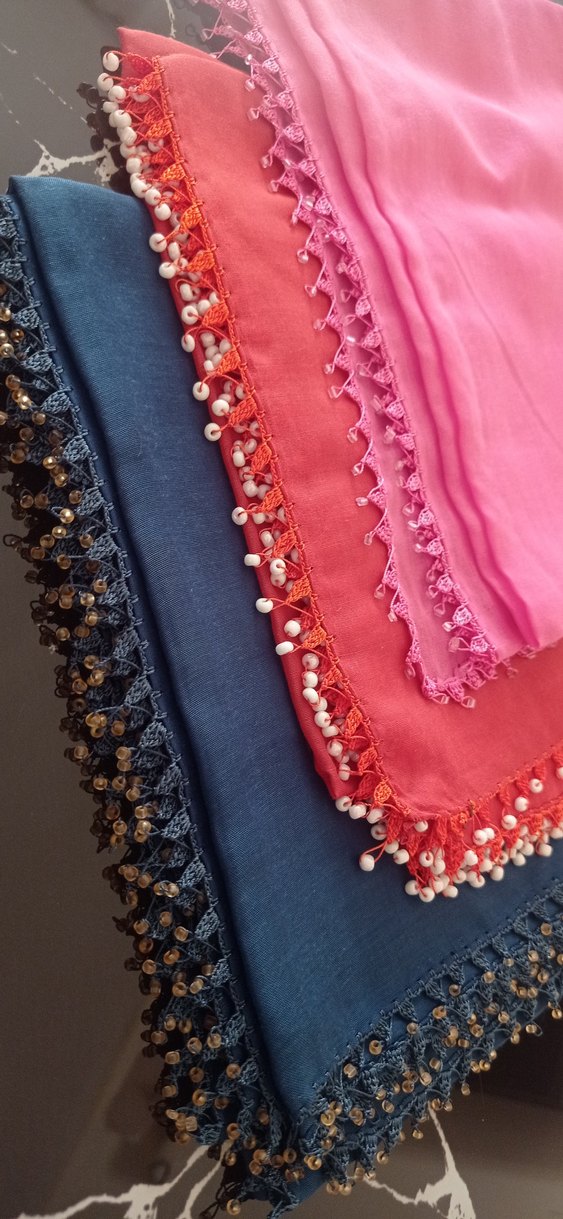 Boncuklu Renkli yazma - Görsel 2