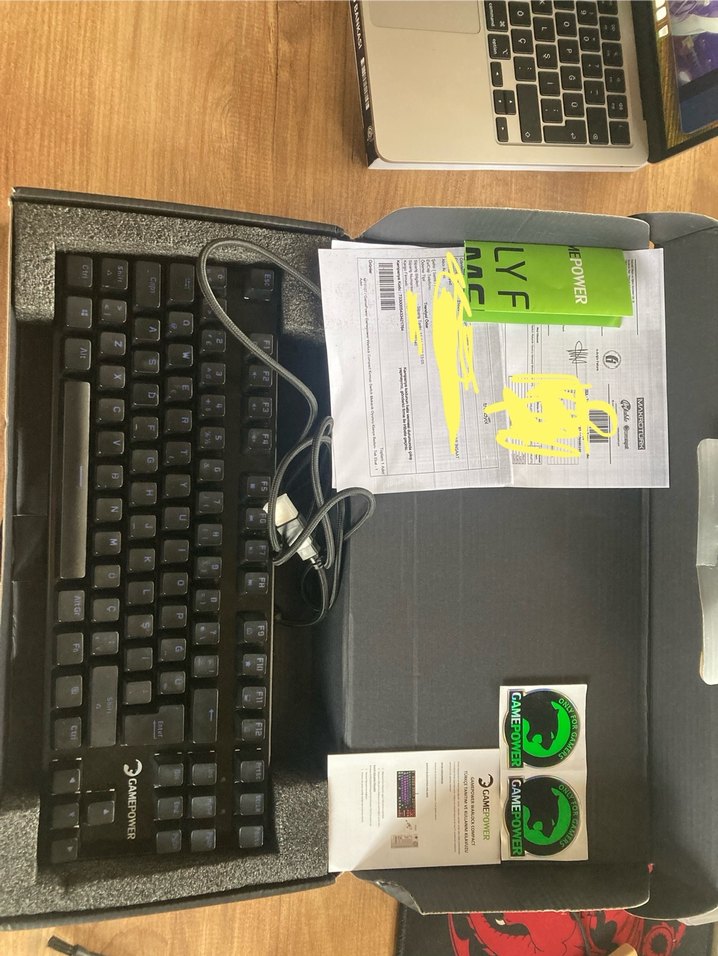 Gamwpower red switch Mekanik Klavye - Görsel 3