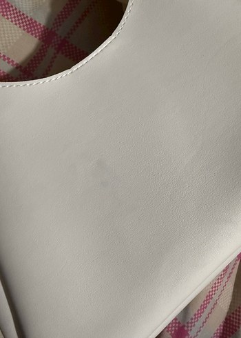 Beyaz Suni Deri Kadın Çanta - Görsel 4