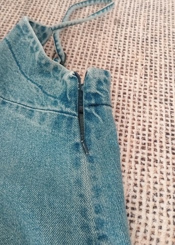 Mavi Denim elbise - Görsel 3