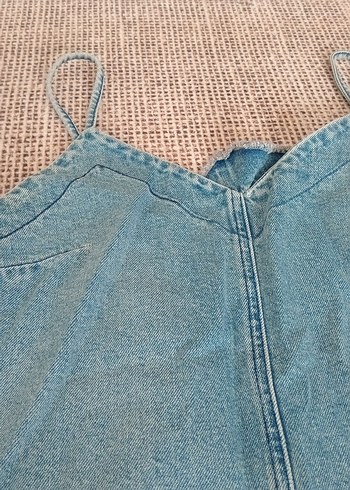 Mavi Denim elbise - Görsel 2