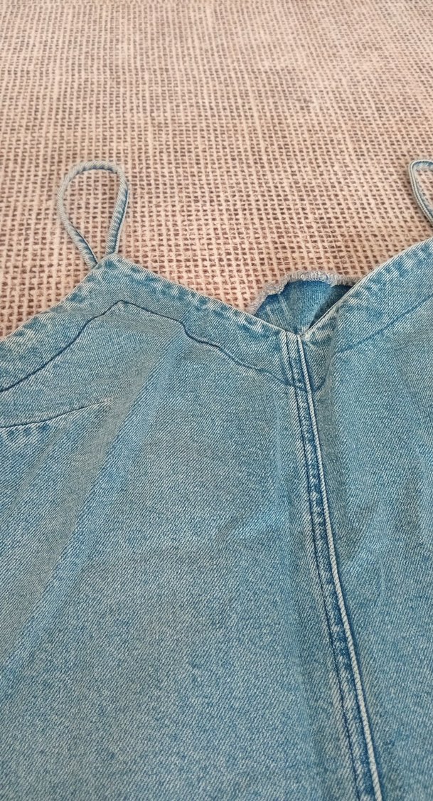 Mavi Denim elbise - Görsel 2
