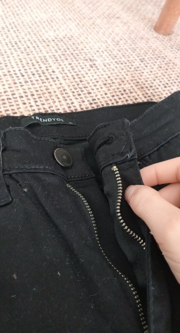 Siyah Kadın Normcore Kumaş Pantolon 40 beden - Görsel 3