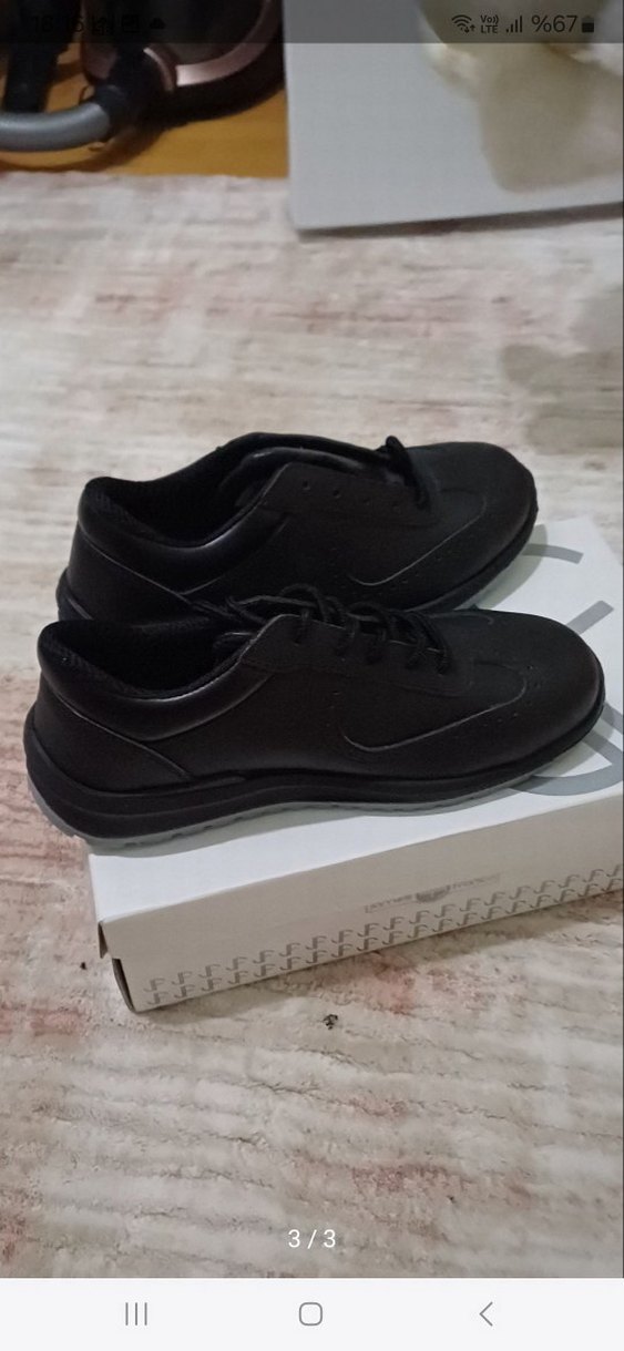 Siyah Erkek Bağcıklı Street Wear Ayakkabı - Görsel 3