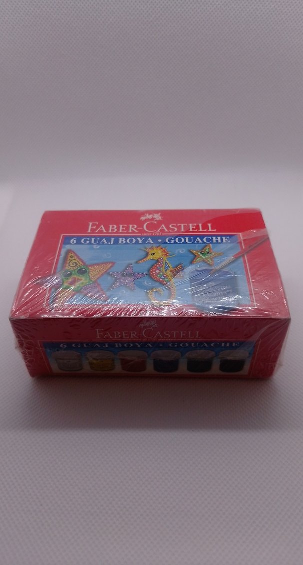 Faber-Castell 6 Renk Guaj Boya Seti - Görsel 2