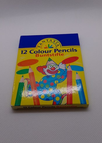 Fantasia 12 Renkli Kısa Kuruboya Kalem Seti
