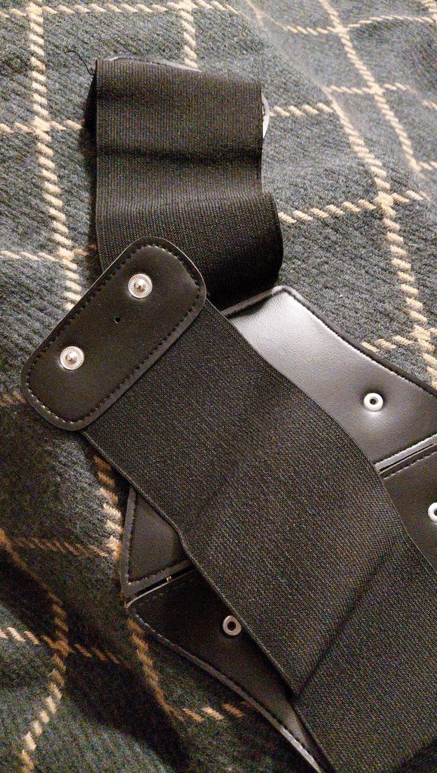 Siyah Deri Tokalı Gotik Kemer - Görsel 2