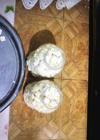 Beyaz Küçük Küp Kesim Peynir - Görsel 2