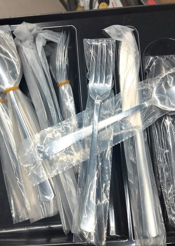 LARA Paslanmaz Çelik 24 Parça Çatal Kaşık Bıçak Takımı - Görsel 2