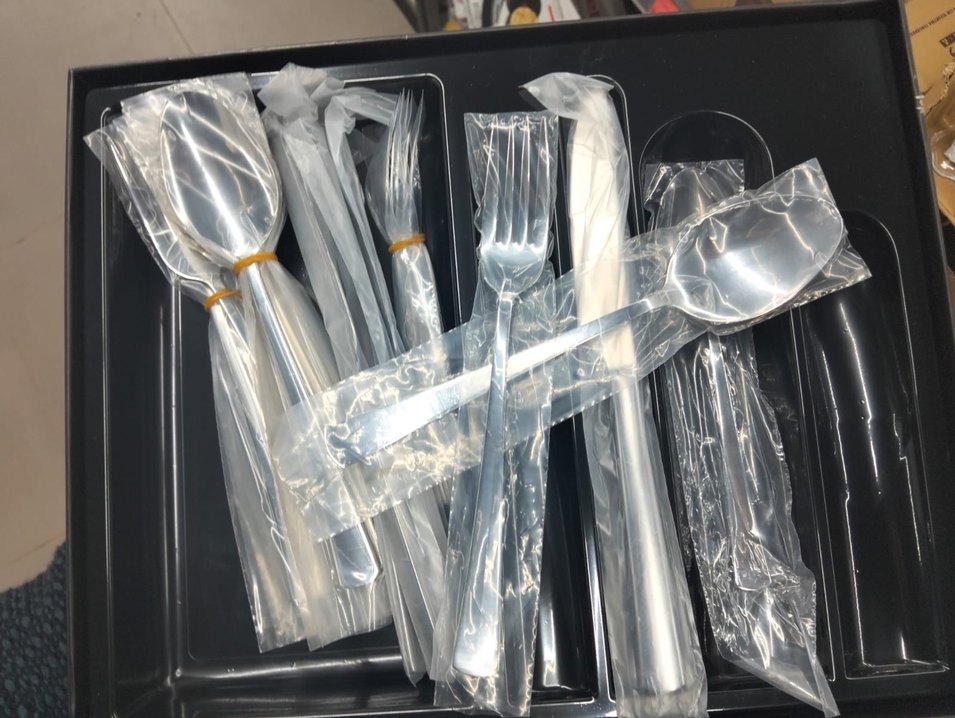 LARA Paslanmaz Çelik 24 Parça Çatal Kaşık Bıçak Takımı - Görsel 2