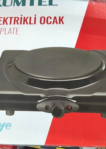 Siyah Elektrikli Ocak Tek Plaka - Görsel 3