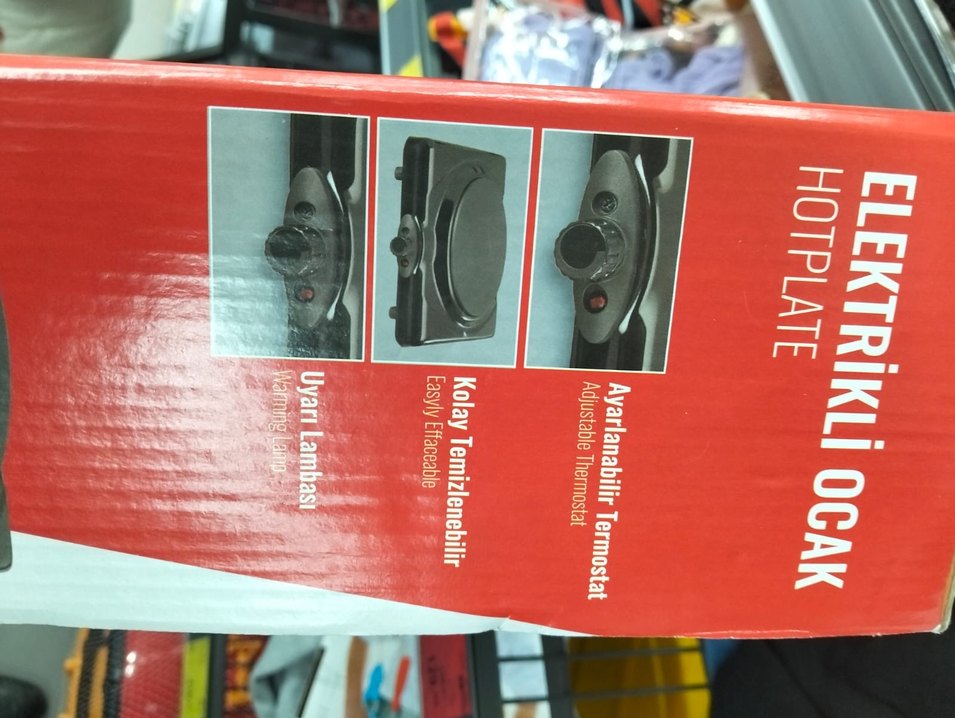 Siyah Elektrikli Ocak Tek Plaka - Görsel 5