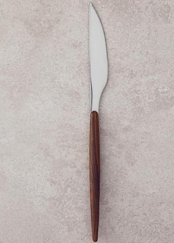 Ahşap Saplı 18 Parça Çatal Bıçak Kaşık Seti - Görsel 4