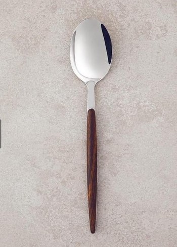 Ahşap Saplı 18 Parça Çatal Bıçak Kaşık Seti - Görsel 3