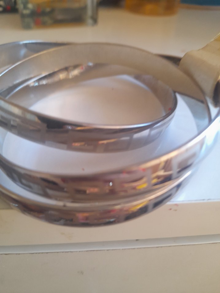 Gri Yılan Desenli Vintage Kadın 3 lü Bileklik - Görsel 2