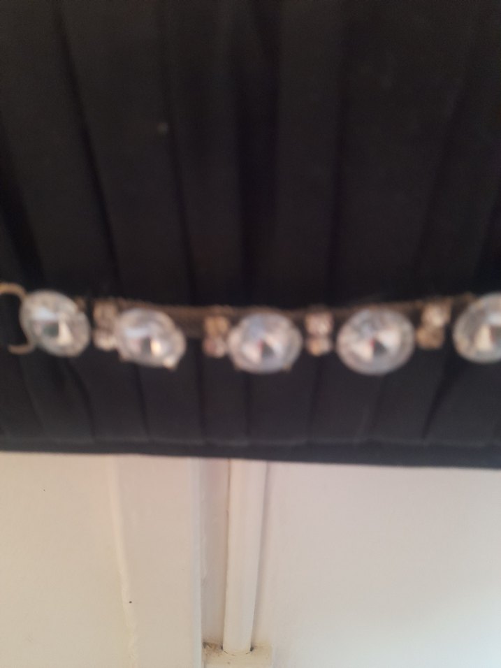 Zincir Detaylı Siyah Süet Kadın Clutch Çanta - Görsel 4