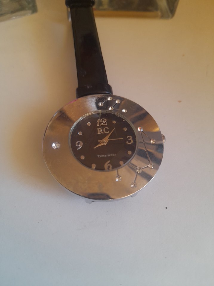 Siyah Kemerli RC Kadın Saati - Görsel 2