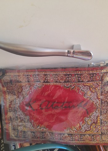 Nakışlı Atatürk ve Anıtkabir baskılı  Fermuarlı Kadın Cüzdanı - Görsel 2