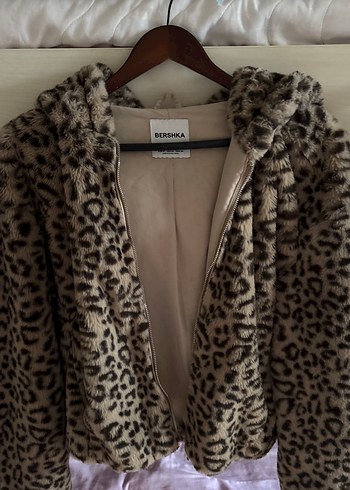 Leopar Peluş Hırka - Görsel 5
