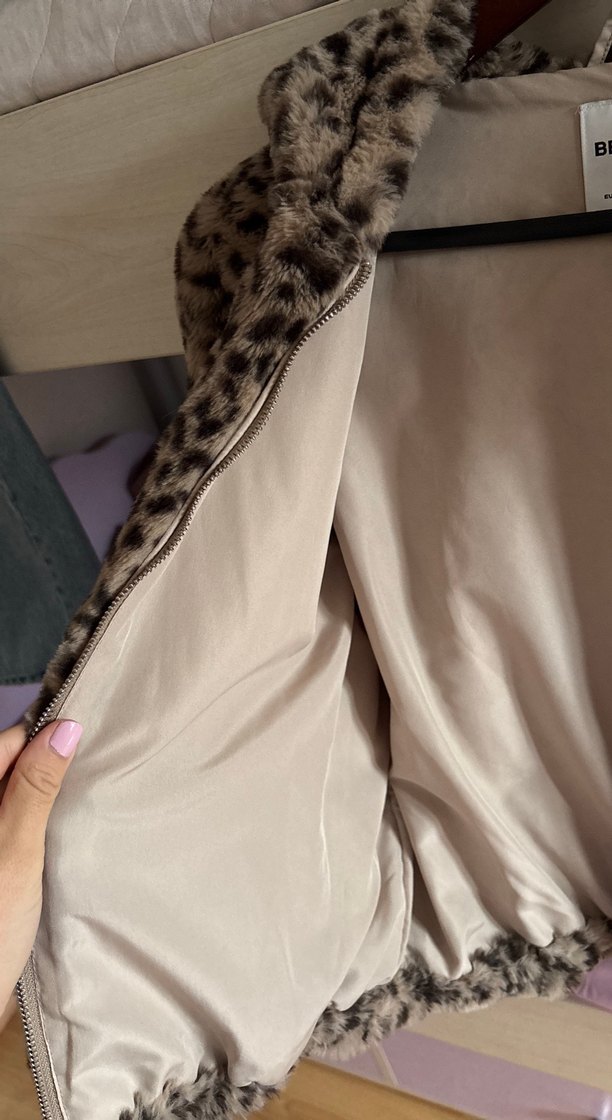 Leopar Peluş Hırka - Görsel 3