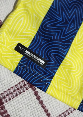 Sarı Lacivert Kısa Kollu Orjinal Erkek forma. - Görsel 3