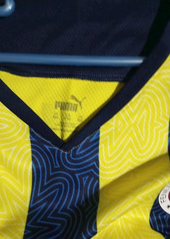 Sarı Lacivert Kısa Kollu Orjinal Erkek forma. - Görsel 4