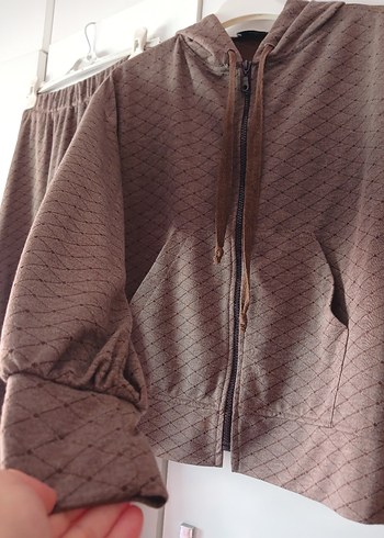 Bol Kesim Uzun  Eteği Kahverengi - Görsel 2