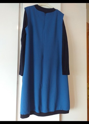 Uzun Lacivert tunik - Görsel 3