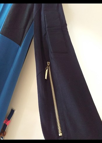 Uzun Lacivert tunik - Görsel 5