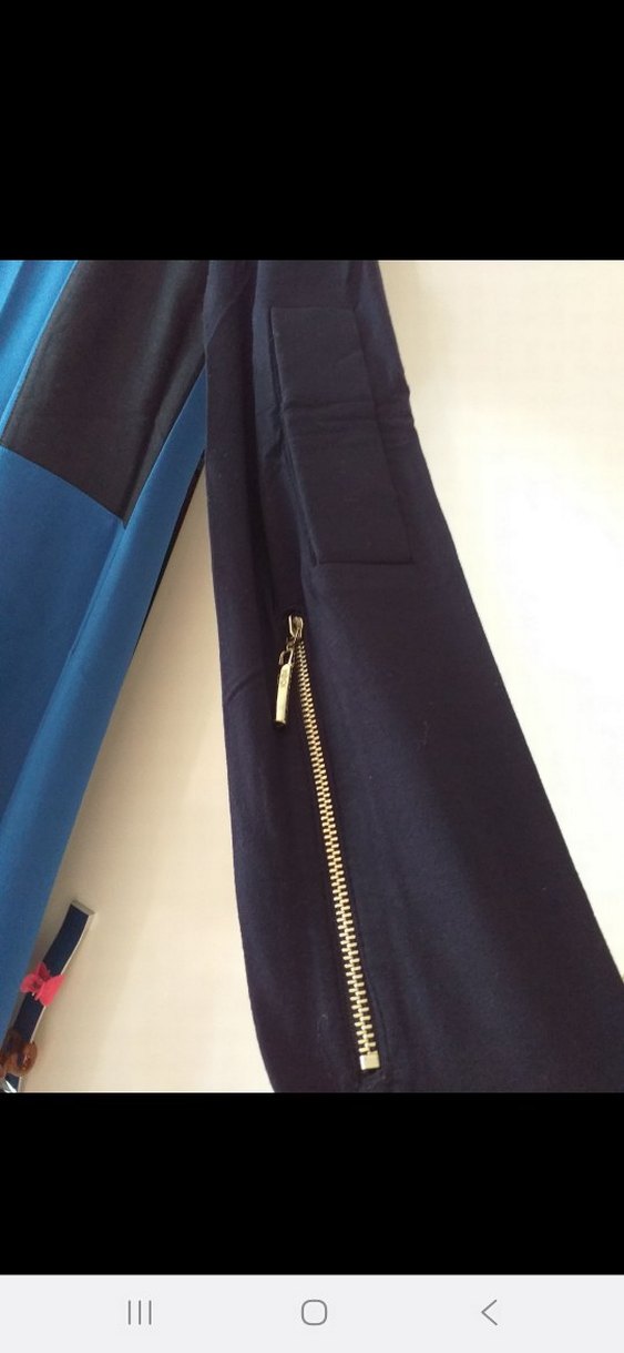 Uzun Lacivert tunik - Görsel 5