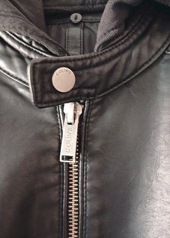 erkek Siyah Deri  Ceket - Görsel 3