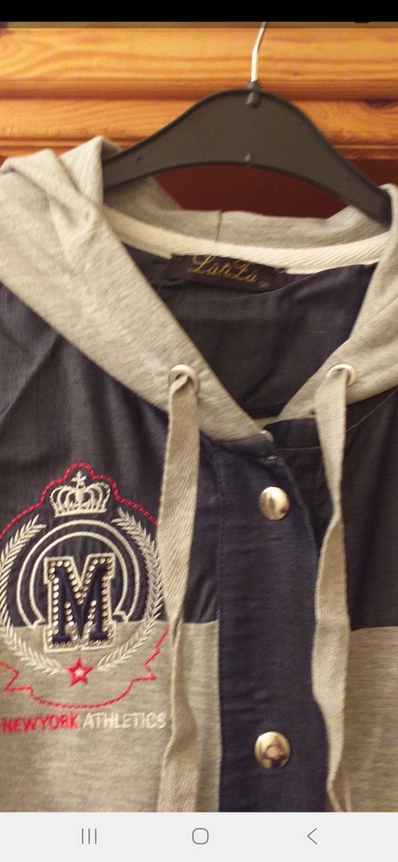 Gri Uzun Düğmeli Kadın Kap - Görsel 2