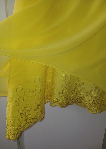 Sarı  Uzun Kollu Kadın Tunik - Görsel 4