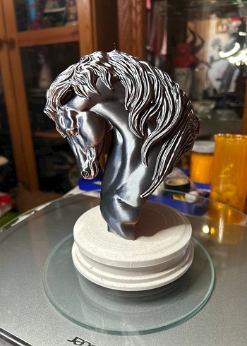 Siyah At Figürü Dekoratif Biblo - Görsel 5