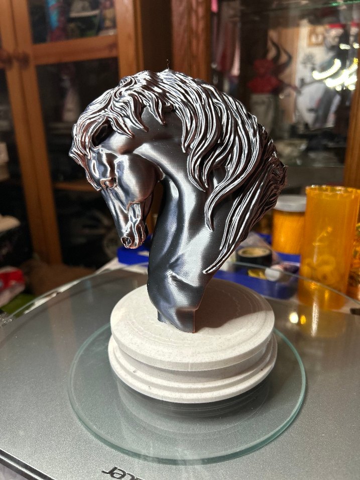 Siyah At Figürü Dekoratif Biblo - Görsel 5