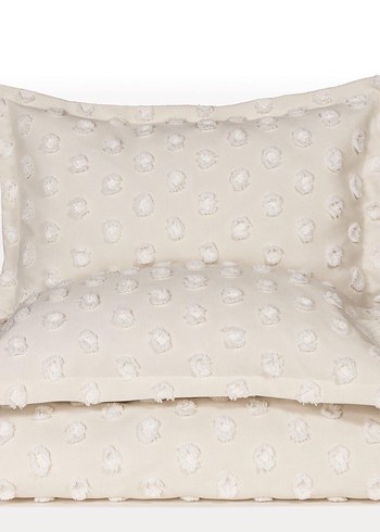 Çift kişilik ponponlu yatak örtüsü - Görsel 5