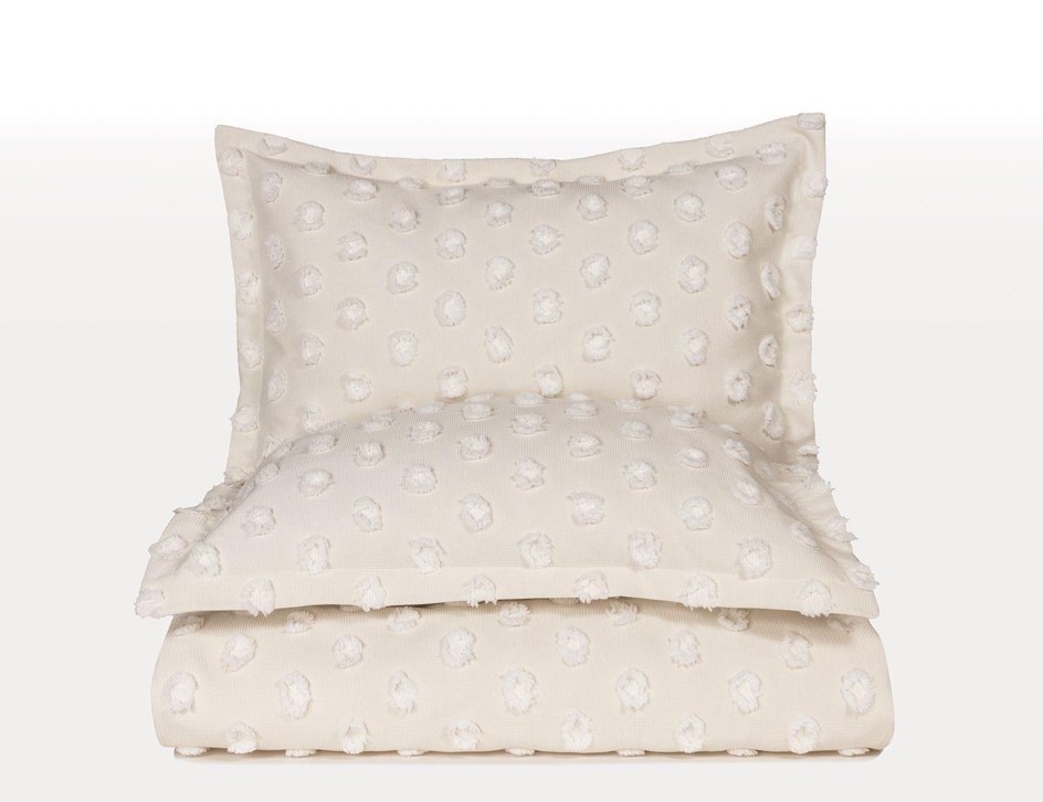 Çift kişilik ponponlu yatak örtüsü - Görsel 5