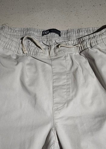 Bej Erkek Rahat Kesim Kargo Pantolon - Görsel 4