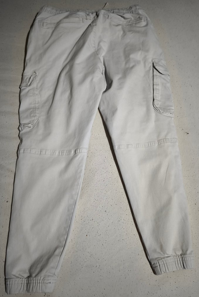 Bej Erkek Rahat Kesim Kargo Pantolon - Görsel 5