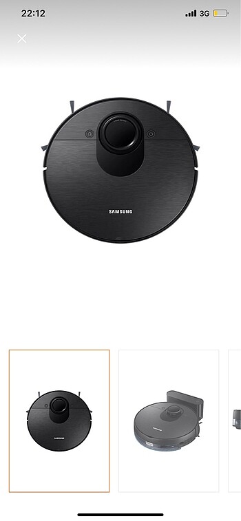  Beden Samsung robot süpürge
