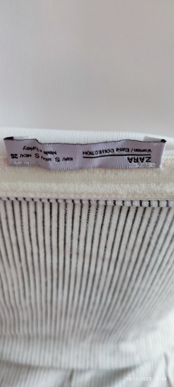 #Zara Kadın Gri Drapeli Keten Mini Tulum - Görsel 3