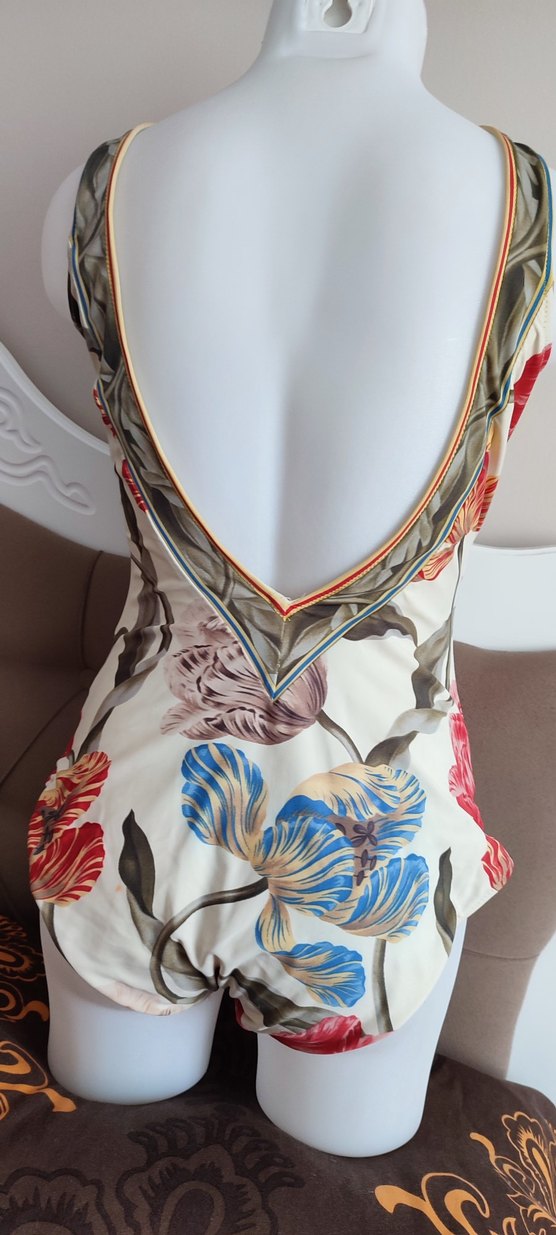 Çiçek Desenli Bohem Kadın Mayo - Görsel 2